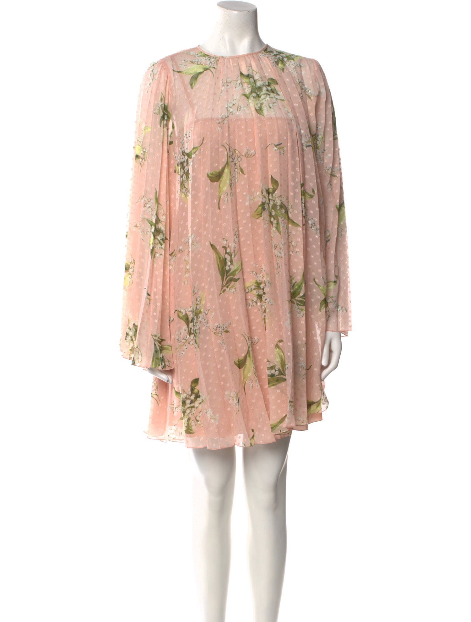 Red Valentino Floral Print Mini Dress