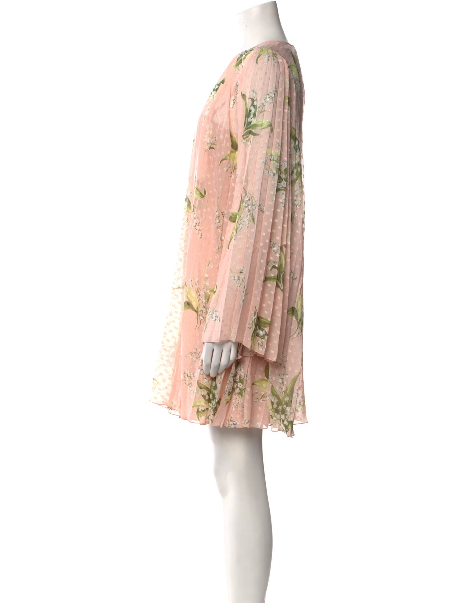 Red Valentino Floral Print Mini Dress