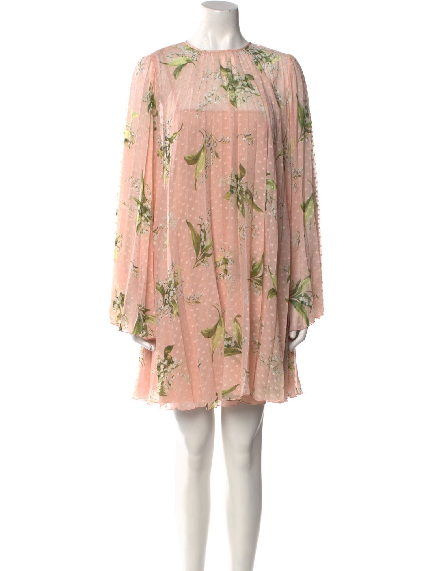 Red Valentino Floral Print Mini Dress