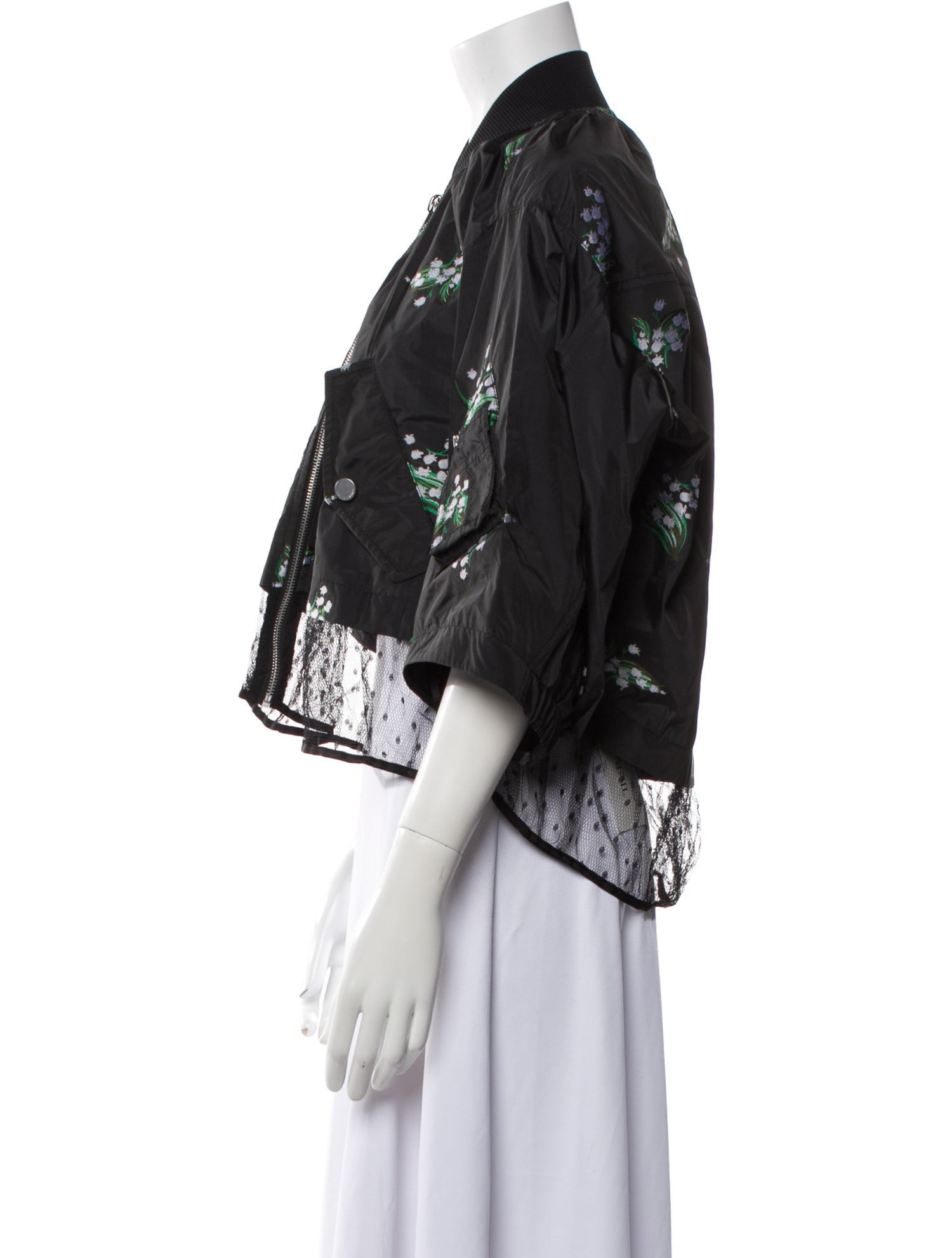 Red Valentino Floral Print Evening Jacket