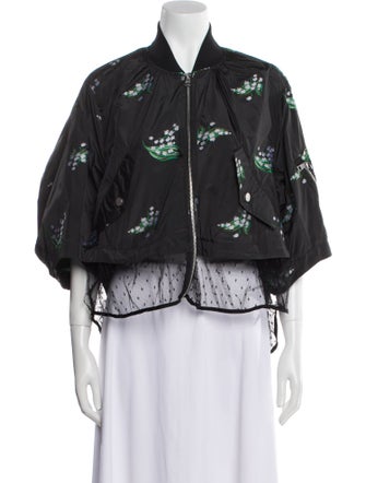 Red Valentino Floral Print Evening Jacket