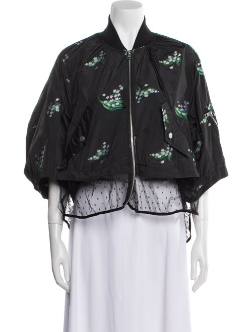 Red Valentino Floral Print Evening Jacket