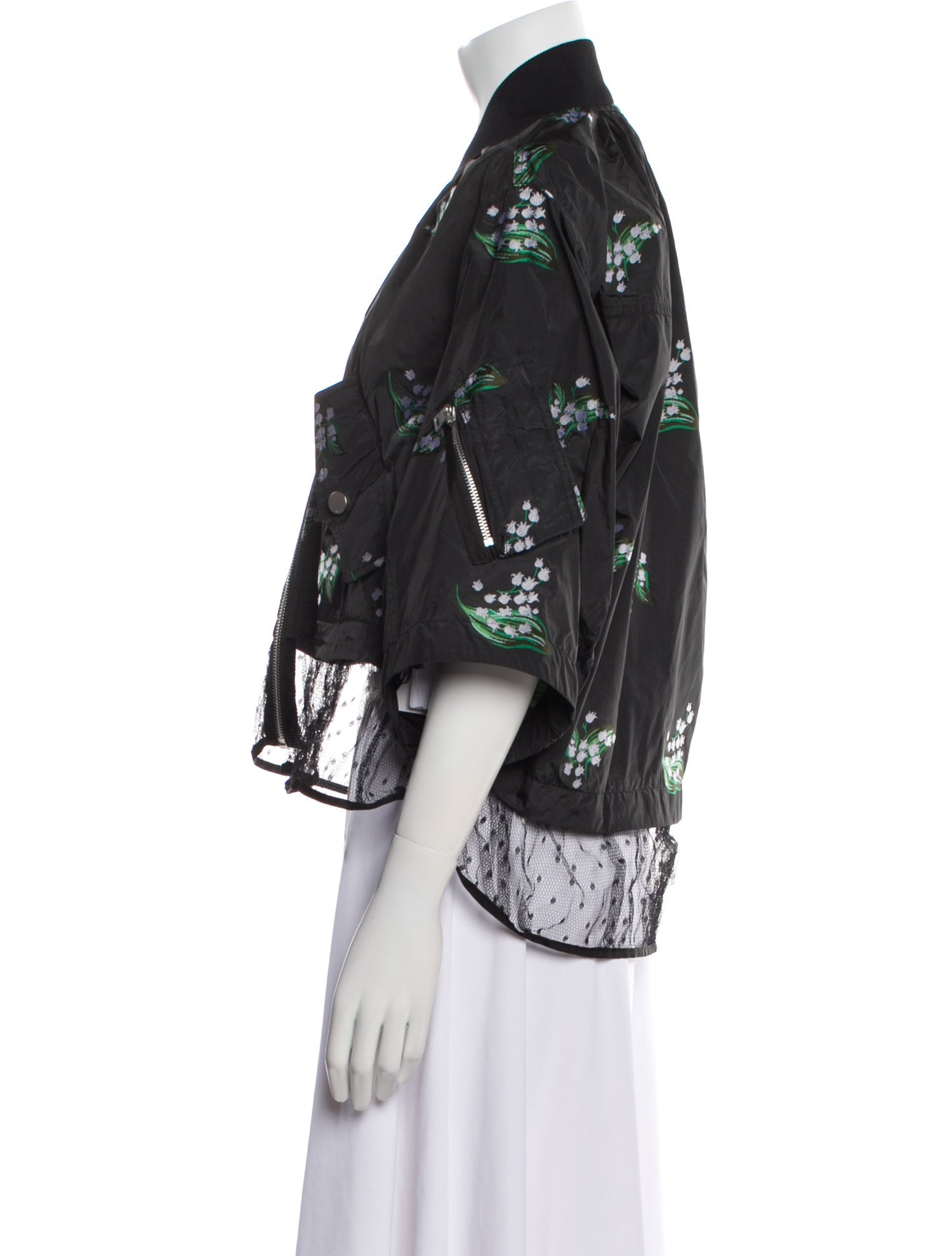 Red Valentino Floral Print Evening Jacket