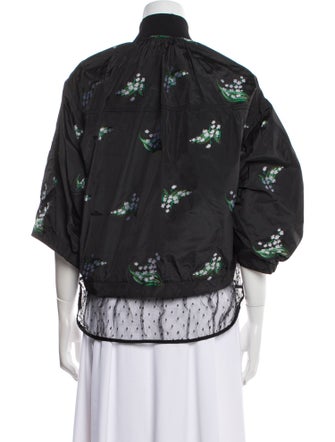 Red Valentino Floral Print Evening Jacket