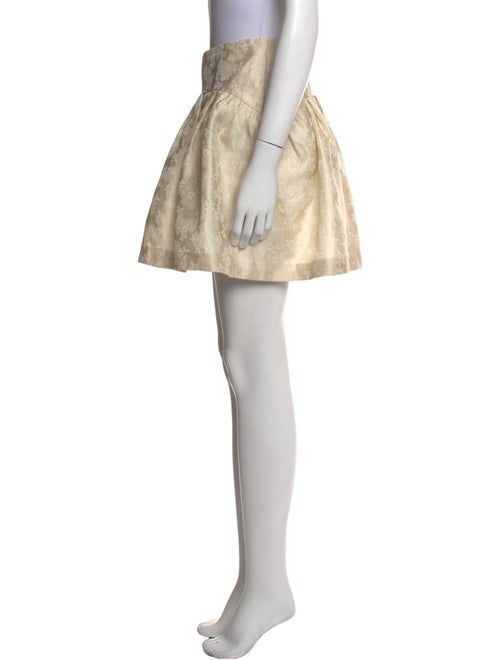 Red Valentino Floral Print Knee-Length Skirt