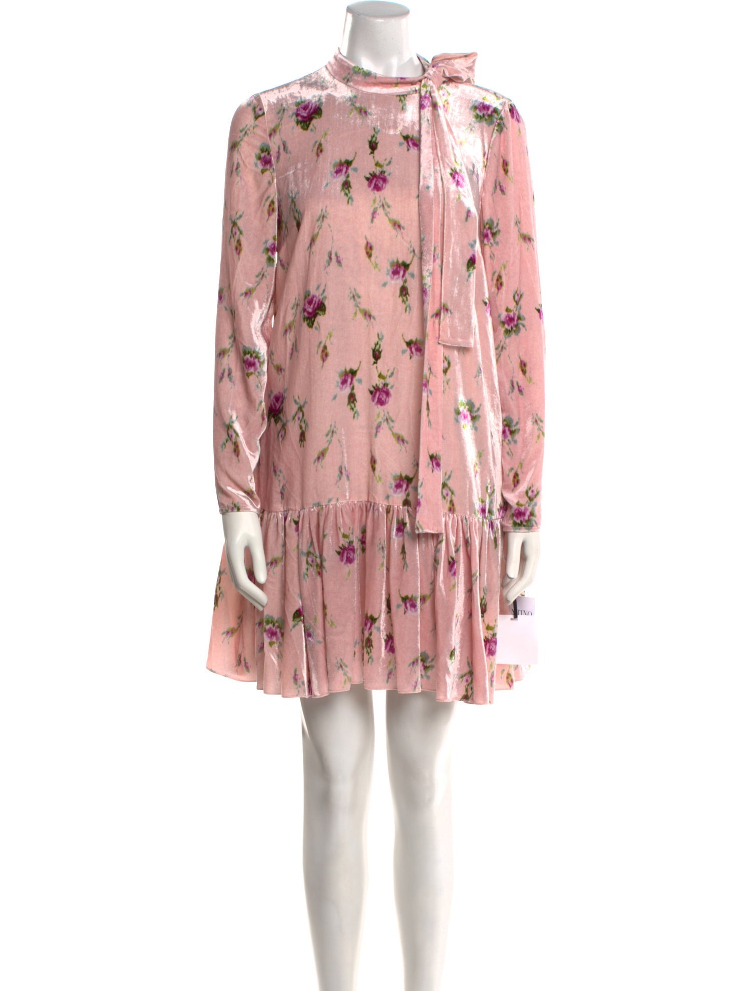 Red Valentino Floral Print Mini Dress w/ Tags