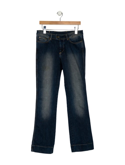 Red Valentino Mid-Rise Straight Leg Jeans