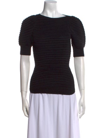 Red Valentino Virgin Wool Bateau Neckline Sweater