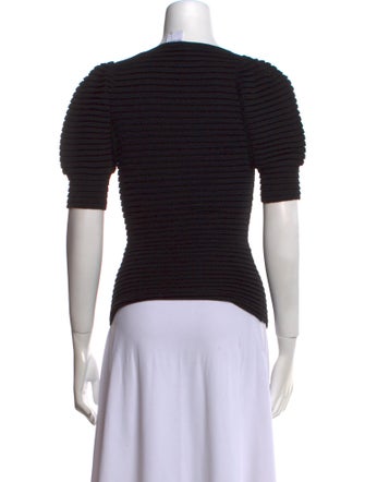 Red Valentino Virgin Wool Bateau Neckline Sweater