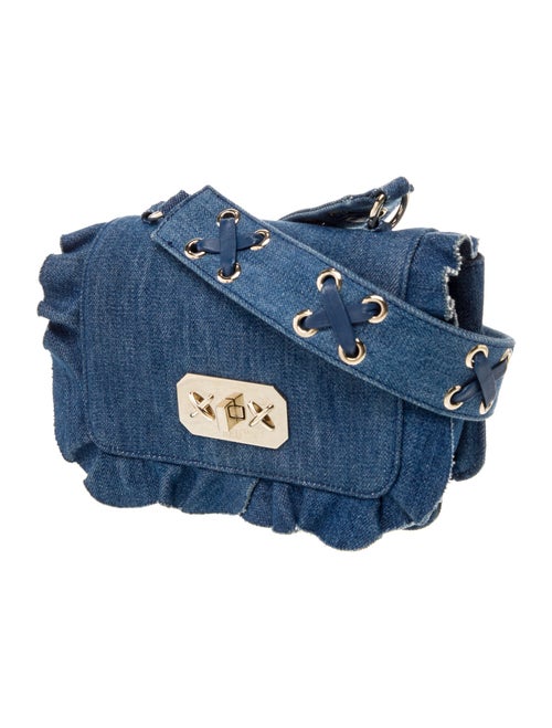 Red Valentino Denim Messenger Bag