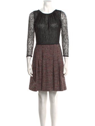 Red Valentino Printed Knee-Length Dress