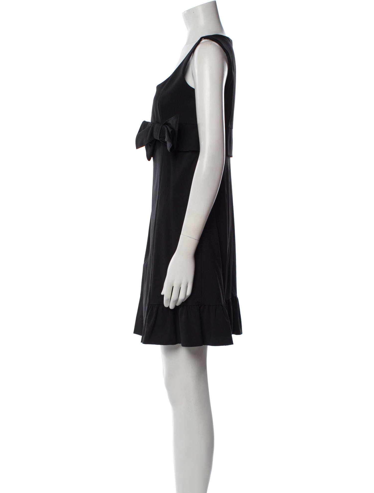 Red Valentino Scoop Neck Mini Dress