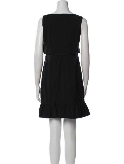 Red Valentino Scoop Neck Mini Dress