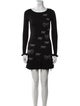Red Valentino Virgin Wool Mini Dress