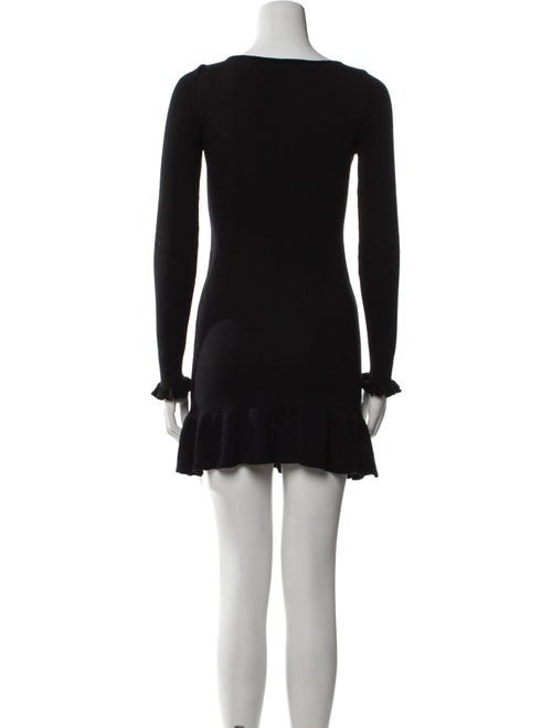 Red Valentino Virgin Wool Mini Dress