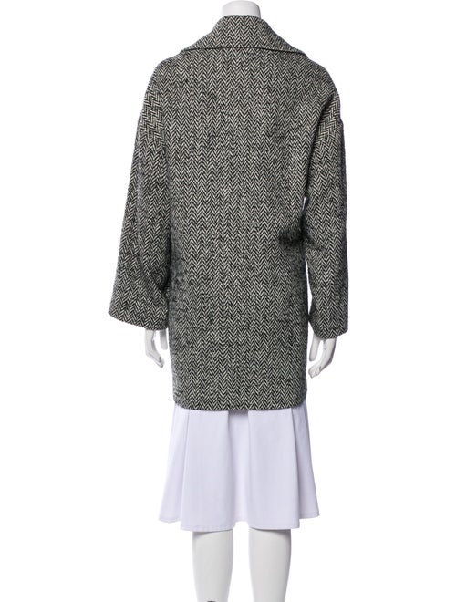 Red Valentino Tweed Pattern Coat