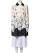 Red Valentino Floral Print Coat