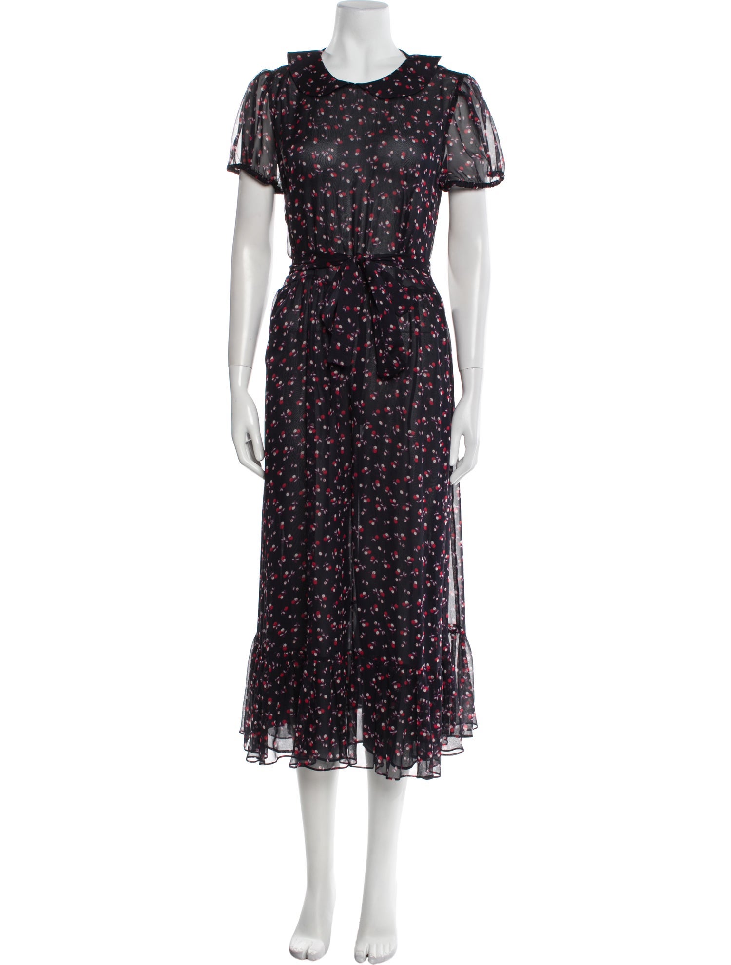 Red Valentino Silk Long Dress