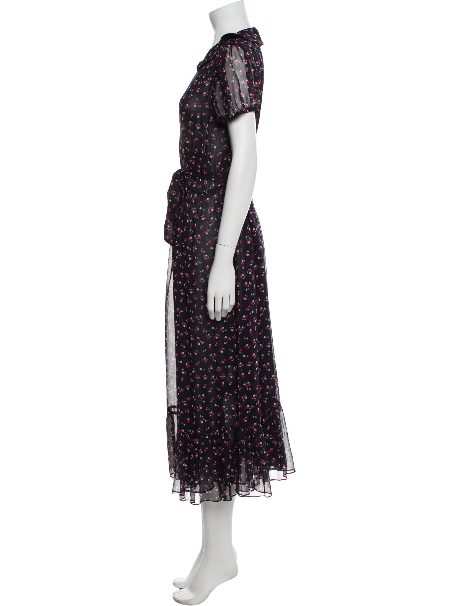 Red Valentino Silk Long Dress
