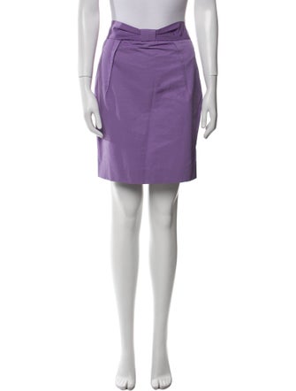 Red Valentino Bow Accents Knee-Length Skirt