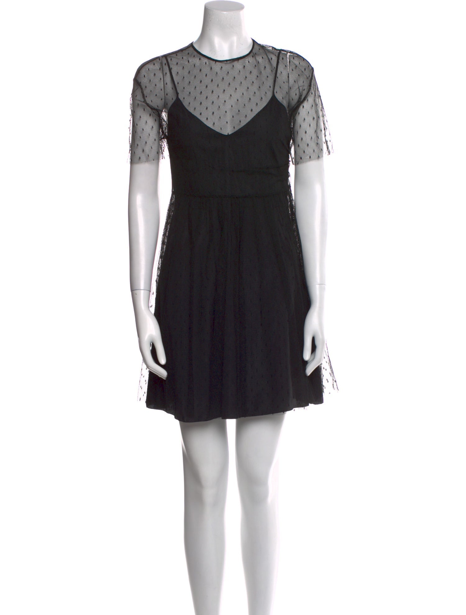 Red Valentino Crew Neck Long Dress