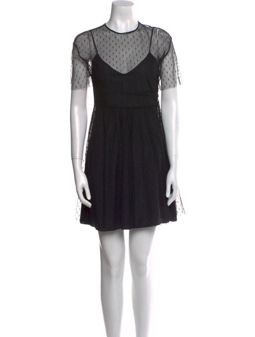 Red Valentino Crew Neck Long Dress