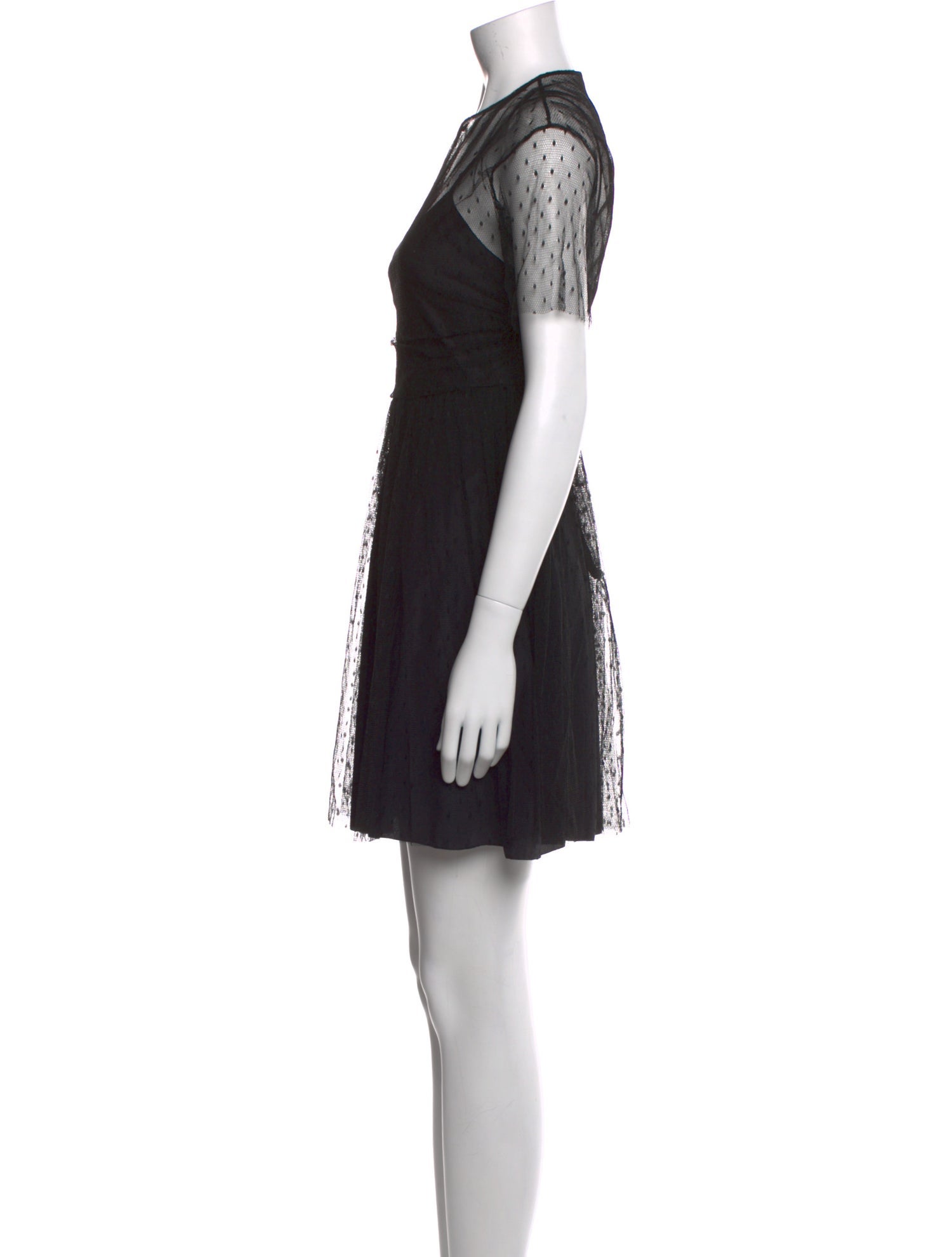 Red Valentino Crew Neck Long Dress