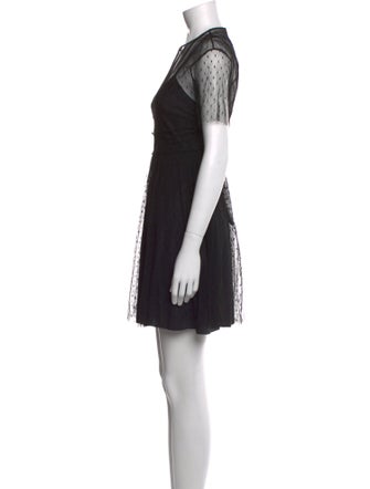 Red Valentino Crew Neck Long Dress