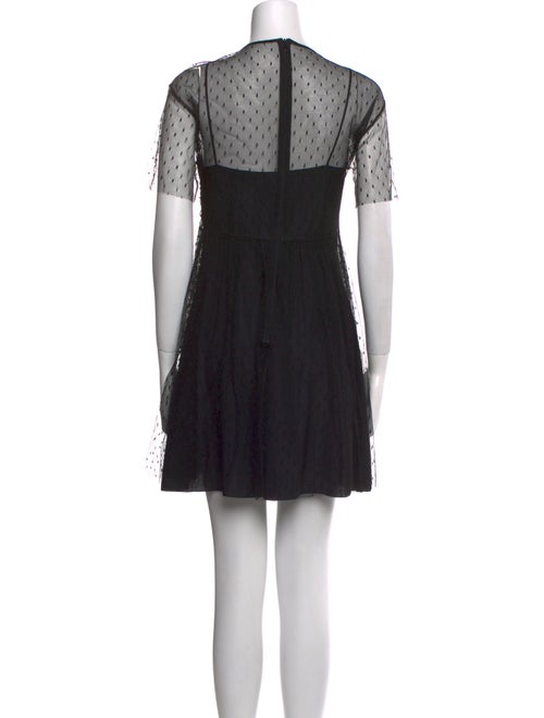 Red Valentino Crew Neck Long Dress