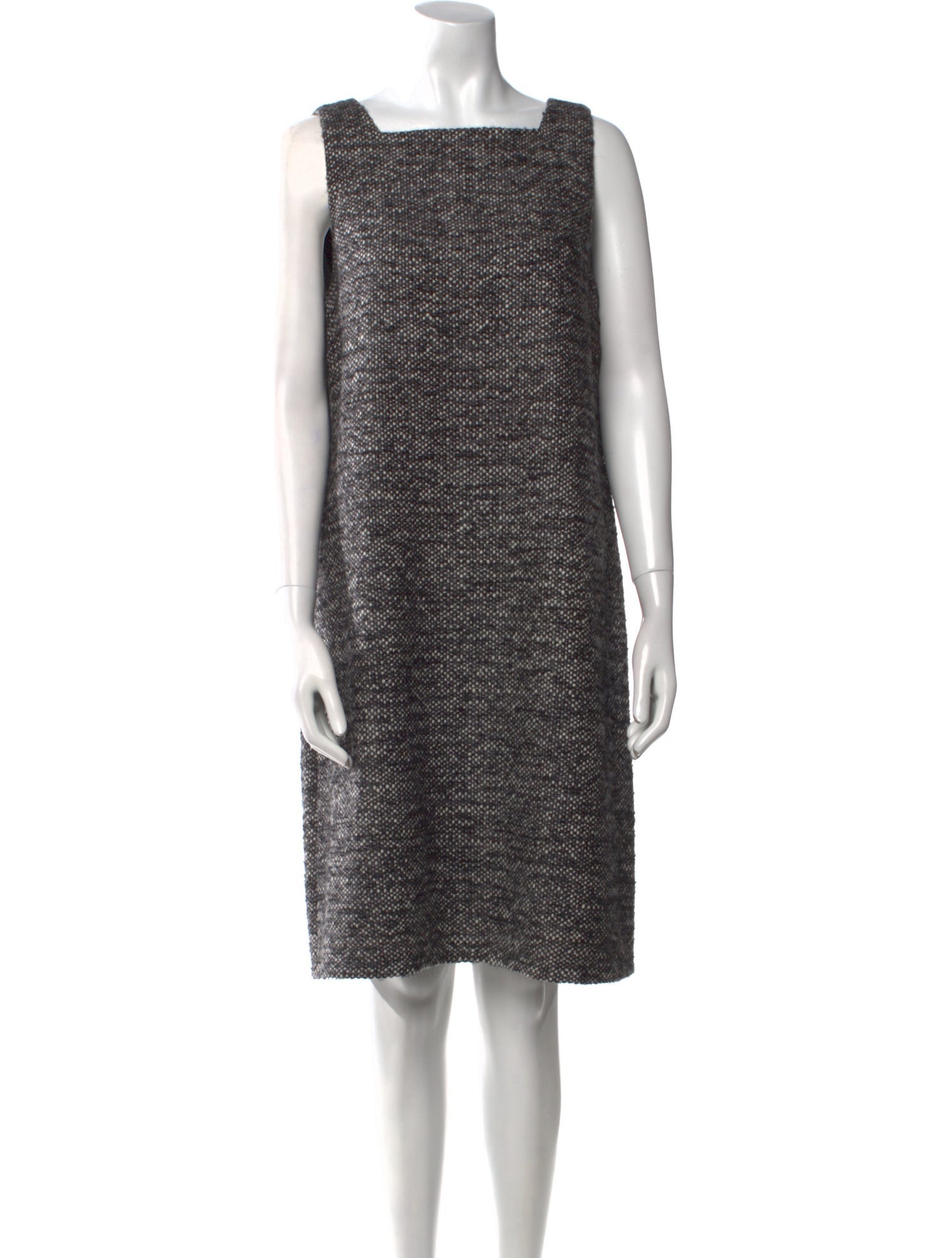 Red Valentino Virgin Wool Knee-Length Dress