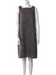 Red Valentino Virgin Wool Knee-Length Dress