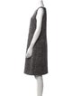 Red Valentino Virgin Wool Knee-Length Dress