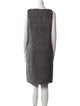Red Valentino Virgin Wool Knee-Length Dress
