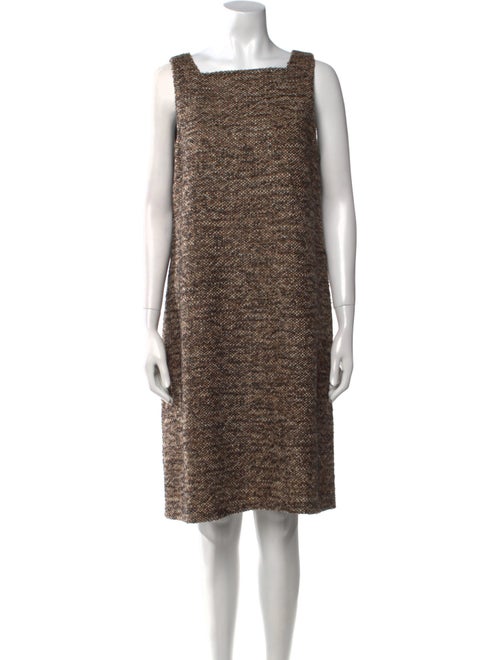 Red Valentino Virgin Wool Knee-Length Dress