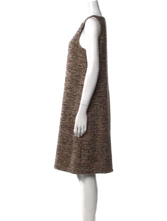Red Valentino Virgin Wool Knee-Length Dress