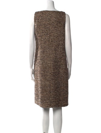 Red Valentino Virgin Wool Knee-Length Dress