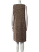 Red Valentino Virgin Wool Knee-Length Dress