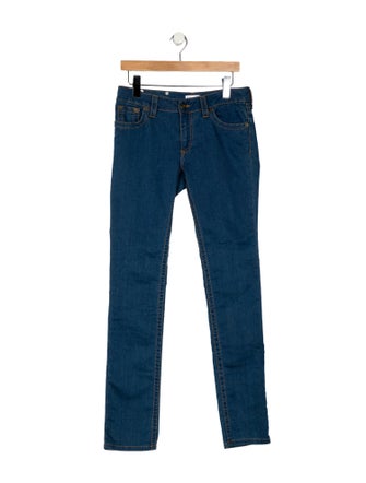 Red Valentino Low-Rise Straight Leg Jeans