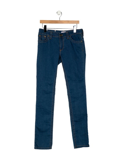 Red Valentino Low-Rise Straight Leg Jeans