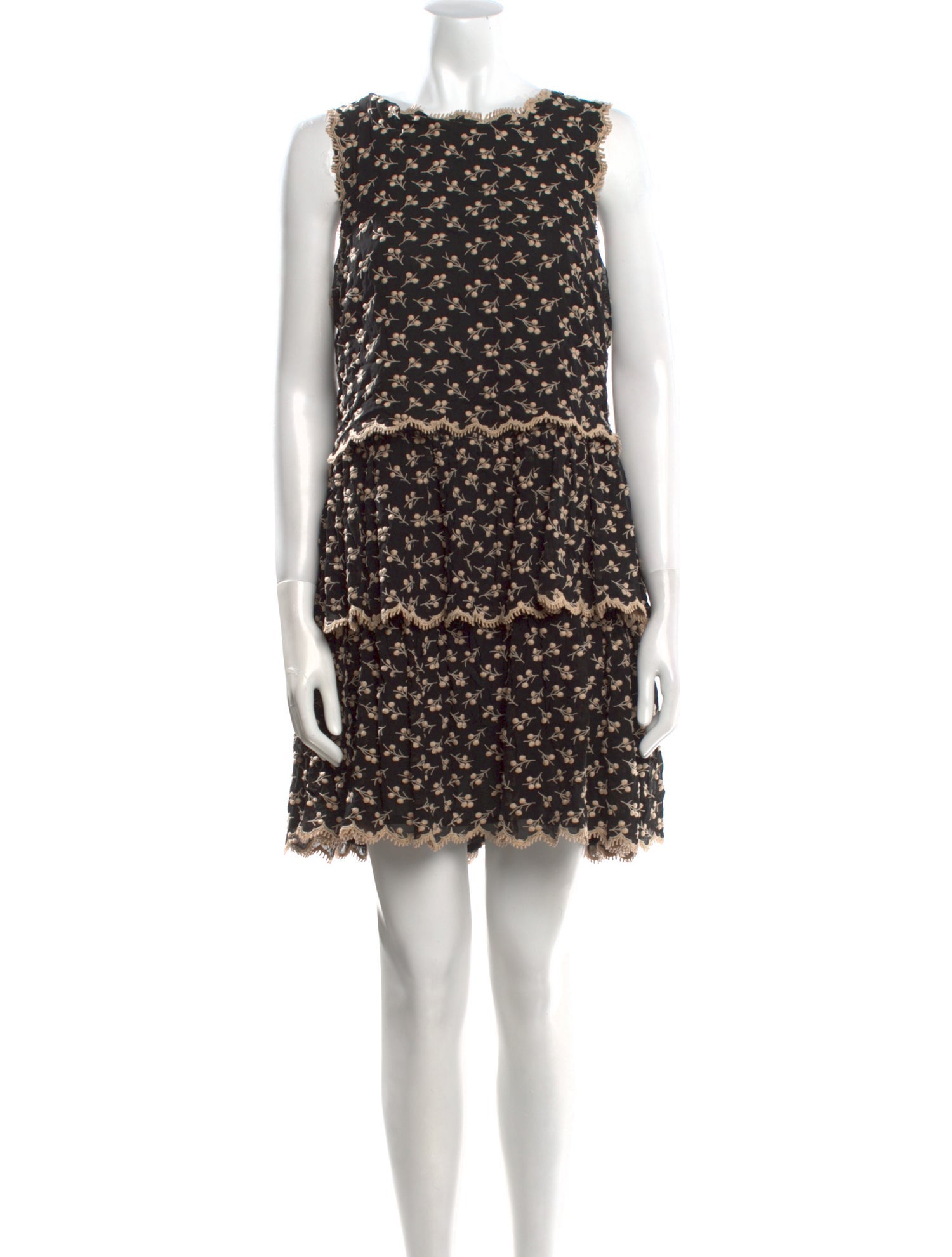 Red Valentino Silk Mini Dress