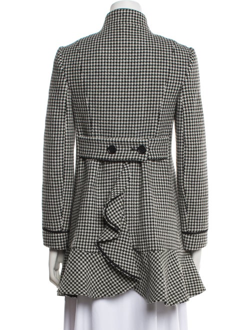 Red Valentino Houndstooth Print Coat