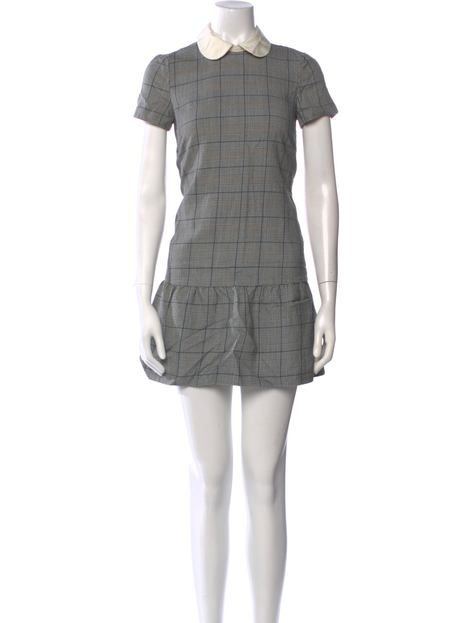 Red Valentino Virgin Wool Mini Dress