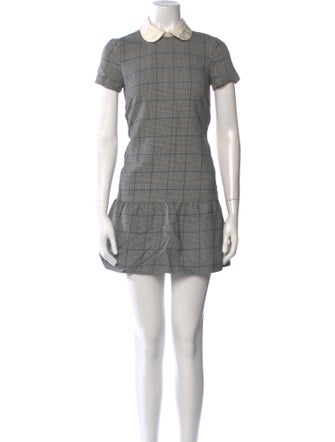 Red Valentino Virgin Wool Mini Dress