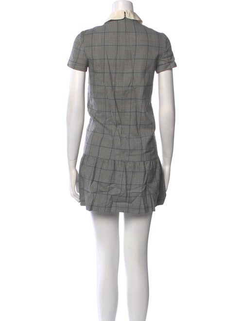 Red Valentino Virgin Wool Mini Dress