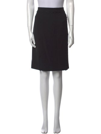 Red Valentino Lace Trim Embellishment Knee-Length Skirt