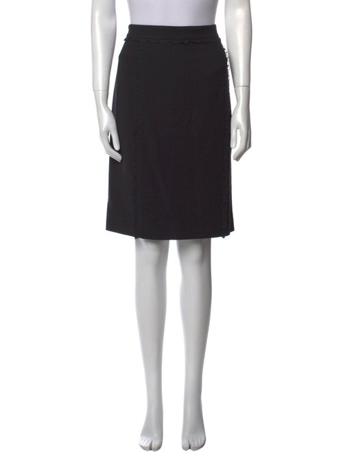 Red Valentino Lace Trim Embellishment Knee-Length Skirt