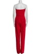 Valentino Wool Strapless Jumpsuit