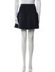 Red Valentino Pleated Accents Mini Skirt