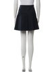 Red Valentino Pleated Accents Mini Skirt