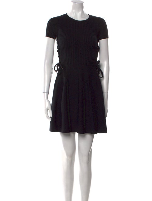 Red Valentino Crew Neck Mini Dress